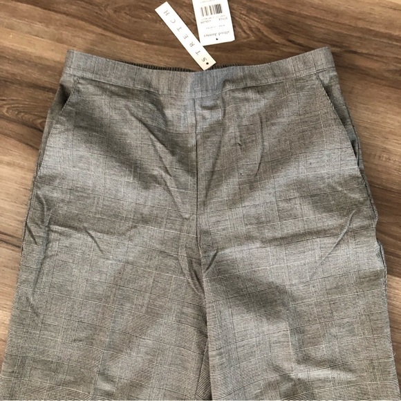 Alfred Dunner Grey Glen Print Pants Women size 10P NWT - Picture 4 of 8